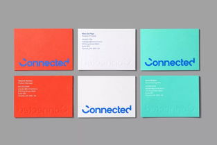 軟件開發(fā)公司Connected品牌形象設(shè)計 融合科技與創(chuàng)新的視覺表達